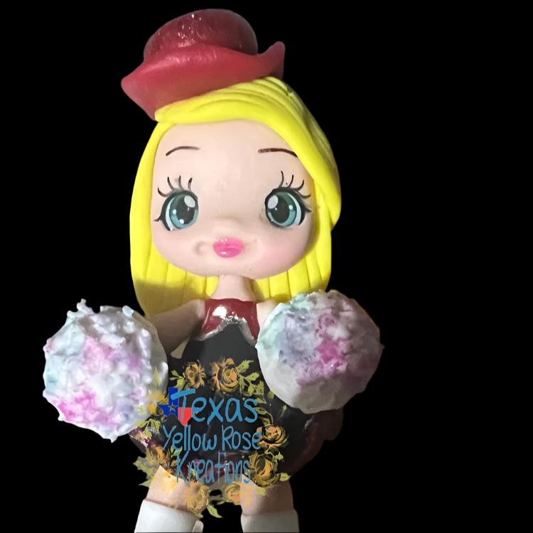 Personalized 3 inch Custom Clay Doll