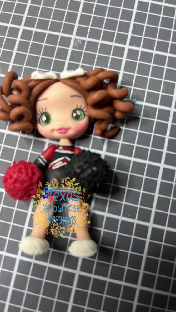 Personalized 3 inch Custom Clay Doll