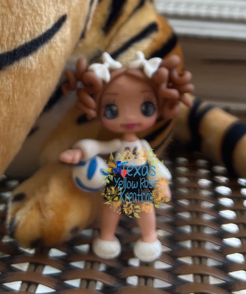 Personalized 3 inch Custom Clay Doll