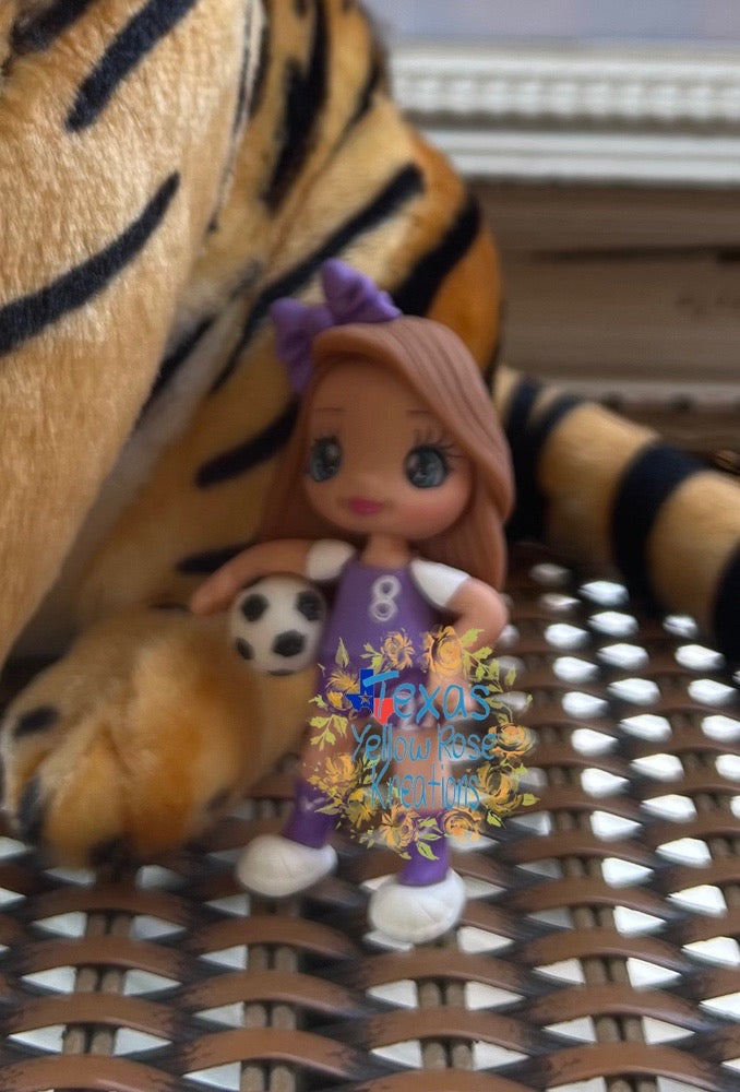 Personalized 3 inch Custom Clay Doll