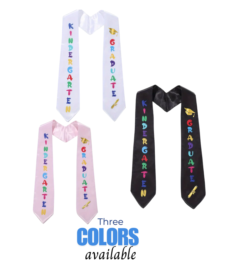 Kindergarten Graduation Stoles