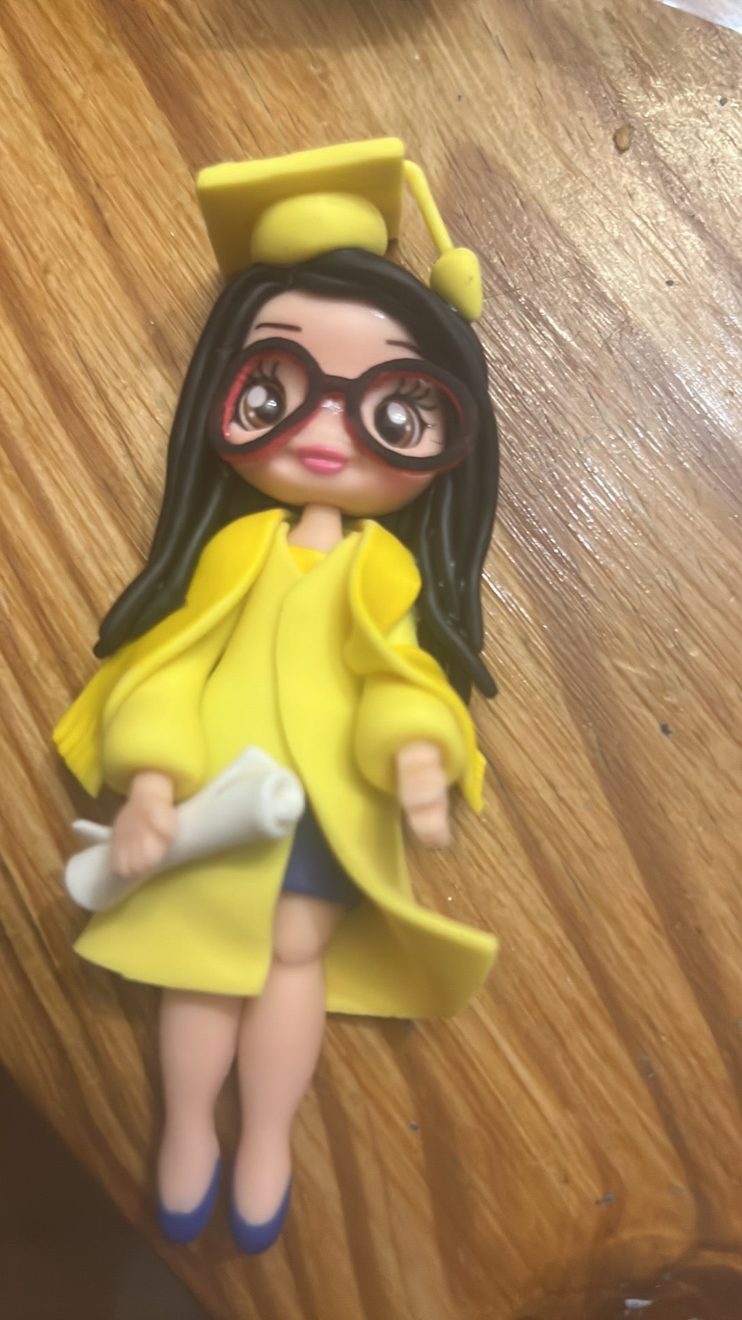 Personalized 4 inch Custom Clay Doll