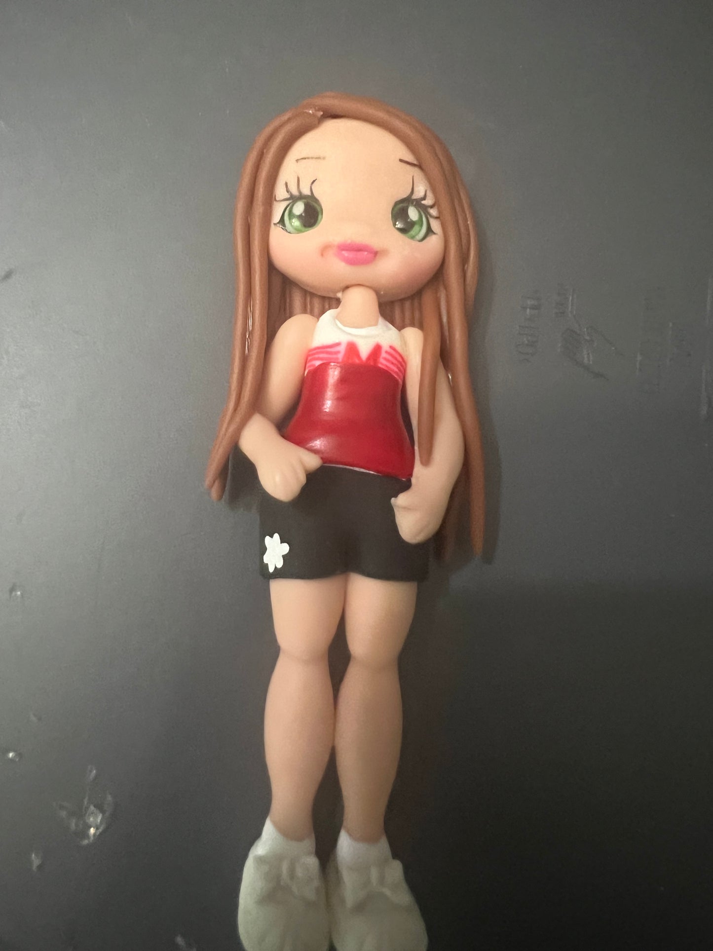 Personalized 4 inch Custom Clay Doll