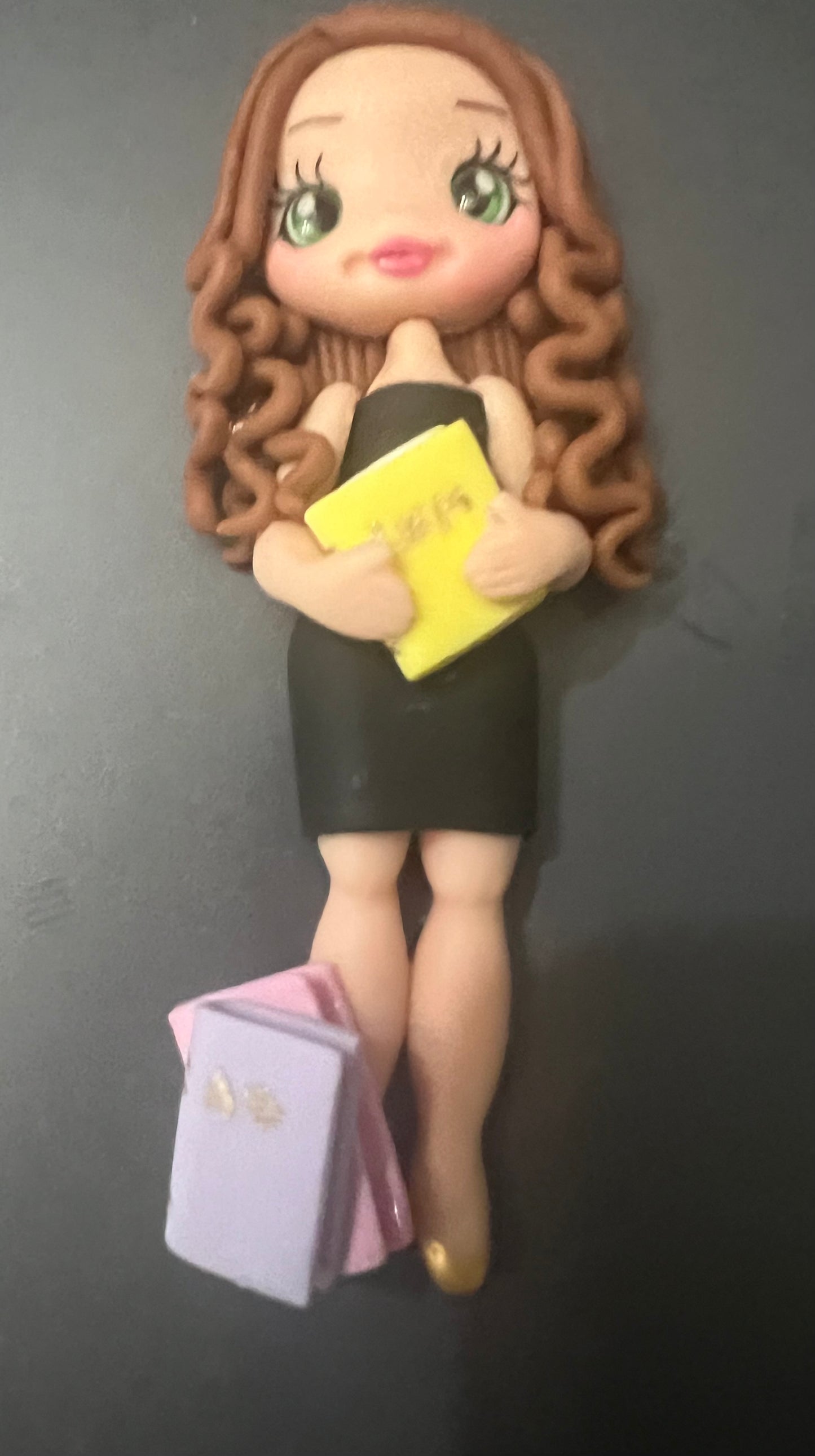 Personalized 4 inch Custom Clay Doll